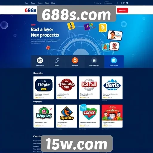 Interface do usuário no 688s.com é intuitiva e acessível